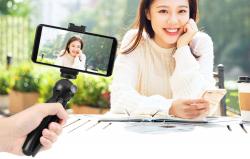 Puluz Sada pro živé vysílání držák na stativ + LED lampa + svorka na telefon