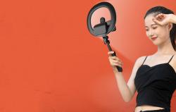 Puluz Selfie tyč/stativ dvojitá LED dioda