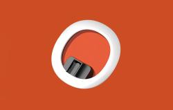 Puluz Selfie tyč/stativ dvojitá LED dioda