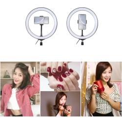 Puluz Stativ 1,1m 26cm RGBW LED kruhová lampa PKT3044