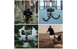 Puluz Stativ Flexibilní držák s dálkovým ovládáním pro zrcadlovky, GoPro, mobilní telefony