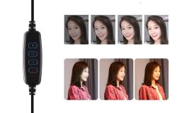 Puluz Stojan na rameno stolního počítače s 20cm LED Vlogging Ring PKT3089B