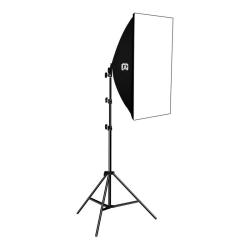 Puluz Studiová sada softbox 50x70cm, stativ, LED žárovka 1 ks PU5070EU