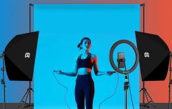 Puluz Štúdiová sada softbox 50x70cm, statív, LED žiarovka 1 ks PU5070EU