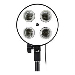 Puluz Studiová sada softbox 50x70cm, stativ, LED žárovka 4 ks PU5071EU