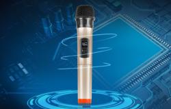 Puluz Bezdrátový dynamický mikrofon UHF PU628J 3,5 mm (zlatý)