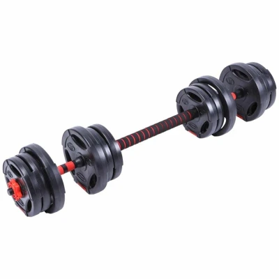 Pure2improve Činky nakládací spojovací P2I HYBRID - sada 2x10 kg / 1x20 kg Pure2improve Činky nakládací spojovací P2I HYBRID - sada 2x10 kg / 1x20 kg