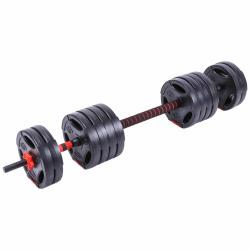 Pure2improve Činky nakládací spojovací P2I HYBRID - sada 2x15 kg / 1x30 kg Pure2improve Činky nakládací spojovací P2I HYBRID - sada 2x15 kg / 1x30 kg