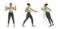 Pure2improve Odporová fitness aerobic guma P2I MAN SET 3 ks