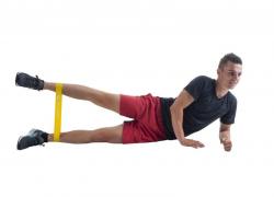 Pure2improve Odporová fitness aerobic guma P2I MAN SET 3 ks