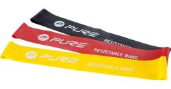 Pure2improve Odporová fitness aerobic guma P2I SET 3 ks - 30 x 5 cm