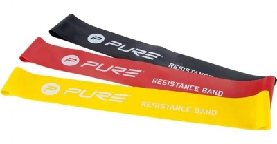 Pure2improve Odporová fitness aerobic guma P2I SET 3 ks - 30 x 5 cm