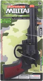 Puška revolver army plastový 26cm dětská zbraň kolt černý Puška revolver army plastový 26cm dětská zbraň kolt černý