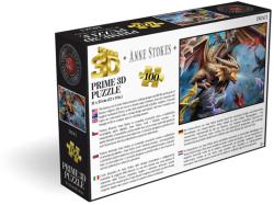 PUZZLE 3D Draci 31x23cm 100 dílků skládačka v krabici