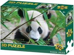 PUZZLE 3D Panda velká 31x23cm 100 dílků skládačka v krabici