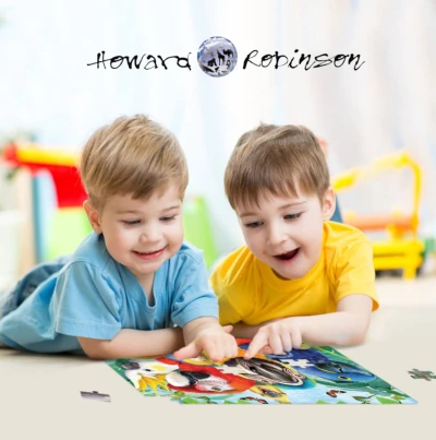 PUZZLE 3D Smějící se papoušci 31x23cm 100 dílků skládačka v krabici