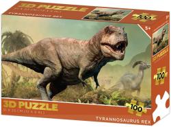 PUZZLE 3D Tyrannosaurus Rex 31x23cm 100 dílků dino skládačka v krabici
