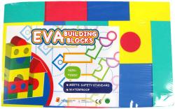 Puzzle Kostky pěnové barevné soft set 15 ks lehké