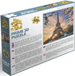 PUZZLE Prime 3D Eiffelova věž Paříž 61x46cm 500 dílků holografické