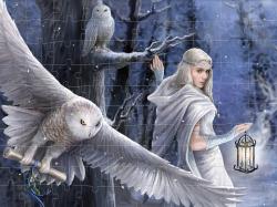 PUZZLE Prime 3D Sněhová královna 31x23cm 100 dílků holografické