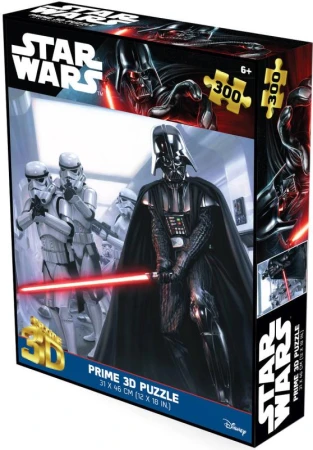 PUZZLE Prime 3D Star Wars Classic 31x46cm 300 dílků holografické PUZZLE Prime 3D Star Wars Classic 31x46cm 300 dílků holografické