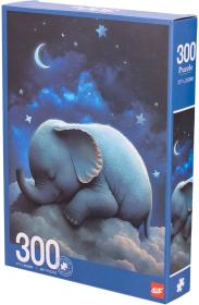 Puzzle spící slůně 25x38cm 300 dílků skládačka v krabici Puzzle spící slůně 25x38cm 300 dílků skládačka v krabici