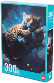 Puzzle spící tygřík 25x38cm 300 dílků skládačka v krabici Puzzle spící tygřík 25x38cm 300 dílků skládačka v krabici