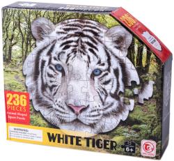 Puzzle obrysové Tygr 42x41cm skládačka 236 dílků v krabičce Puzzle obrysové Tygr 42x41cm skládačka 236 dílků v krabičce