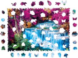 PUZZLER DŘEVO Barevný vodopád 30x21cm dekorativní skládačka 250 dílků