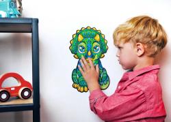PUZZLER DŘEVO Milý Charlie 21x29cm dekorativní barevná skládačka 100 dílků