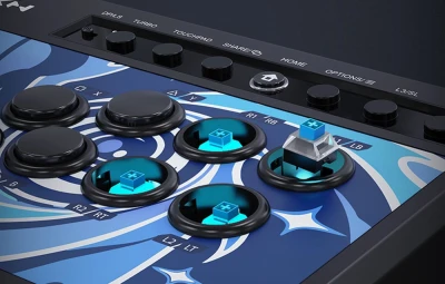 PXN 008 černo-modrý arkádový joystick