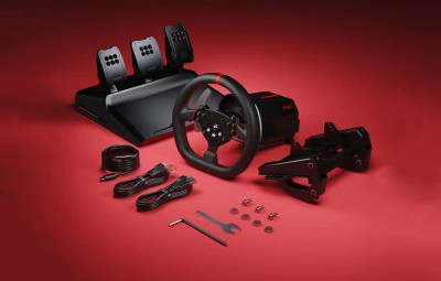 Pxn Herní sada-V10 Pro - volant + pedály + montážní svorky (PC / PS4 / Xbox One / Xbox Series X|S)