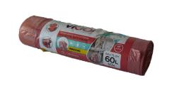 Pytle na odpadky zatah. 60l (10ks) 64x71cm 4 SEASONS aroma MALINY