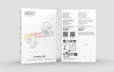 Qcy Bezdrátová sluchátka Crossky C50 (bílá)
