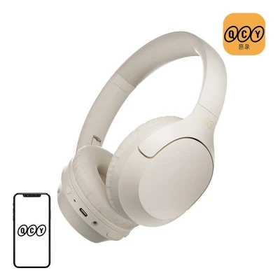 QCY H2 PRO bílá bezdrátová sluchátka
