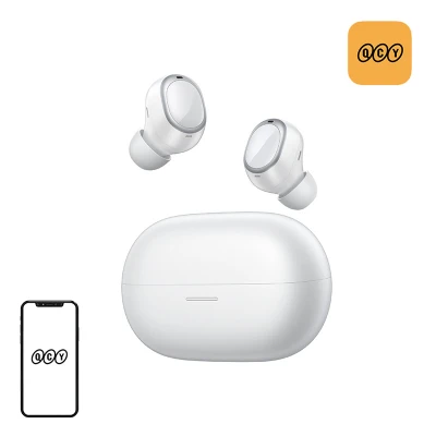 QCY MeloBuds A30 bílá bezdrátová sluchátka do uší