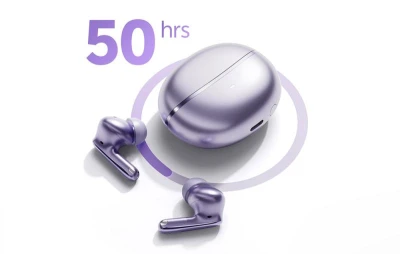 QCY MeloBuds N70 Lite HT18 fialová bezdrátová sluchátka