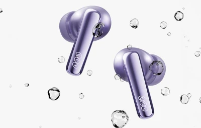 QCY MeloBuds N70 Lite HT18 fialová bezdrátová sluchátka