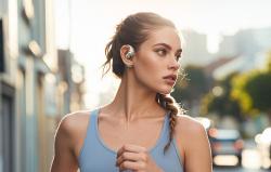 Qcy Bezdrátová sluchátka TWS Crossky R70 (černá)