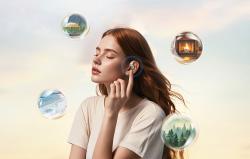 Qcy Bezdrátová sluchátka TWS Crossky R70 (černá)