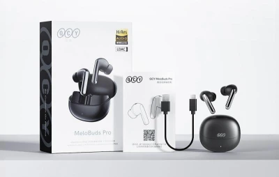 Qcy Sluchátka TWS MeloBuds Pro HT08, ANC (černá)