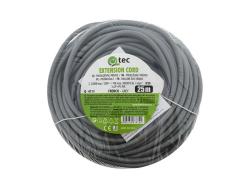 QTEC Prodlužovací kabel 1 zásuvka 25m Q-411 QTEC Prodlužovací kabel 1 zásuvka 25m Q-411