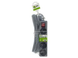 QTEC Prodlužovací kabel 4 zásuvky 5m Q-404F s vypínačem QTEC Prodlužovací kabel 4 zásuvky 5m Q-404F s vypínačem
