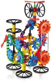 Quercetti Georello Gear Tech stavebnice převodová 266 dílků v krabici plast