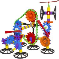 Quercetti Georello Gear Tech stavebnice převodová 266 dílků v krabici plast