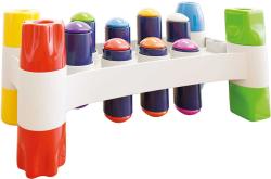 Quercetti Hammer Peggy baby zatloukačka 8 kolíků s kladívkem plast