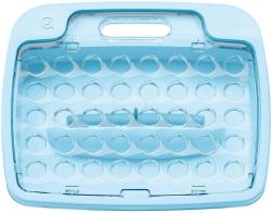 Quercetti Pixel Junior baby mozaika velké kloboučky se stojánkem cestovní