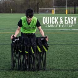 Quickplay Pro Bench Shelter 6 Seat skládací sedačka s plachtou