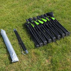 Quickplay Pro Bench Shelter 6 Seat skládací sedačka s plachtou