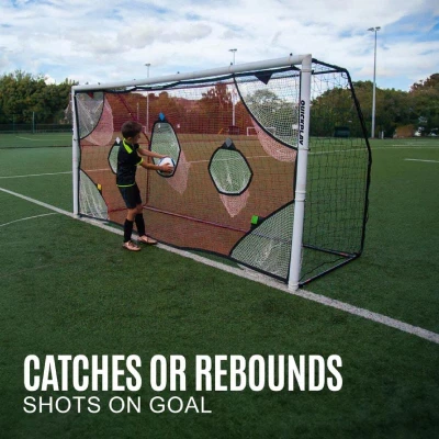 Quickplay Target Net fotbalová střelecká plachta pro branky 16 x 7 FT